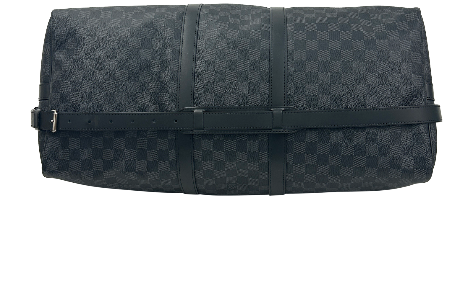 Keepall 55, 1.800&euro;, Bolso, Gris/Negro, Canvas - General, Vista superior